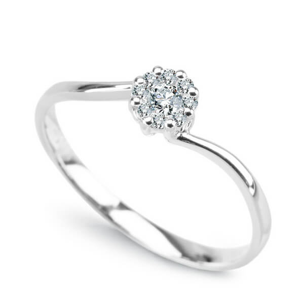 Prsten s diamanty
