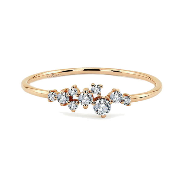 Prsten s diamanty